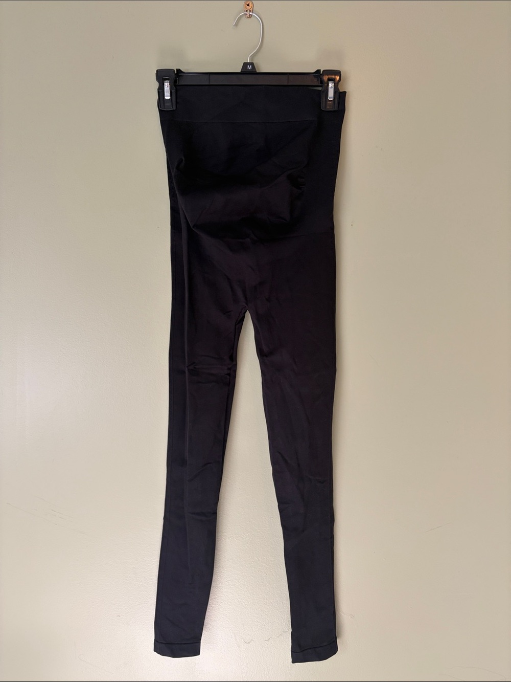 NEW maternity Black High-Waist Leggings